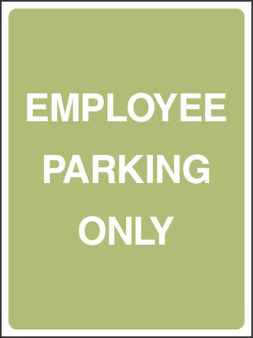 Employee Parking Only Sign Employee Parking Only Sign