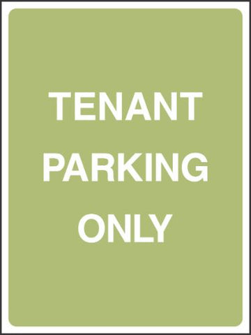 Tenant Parking Only Sign Tenant Parking Only Sign