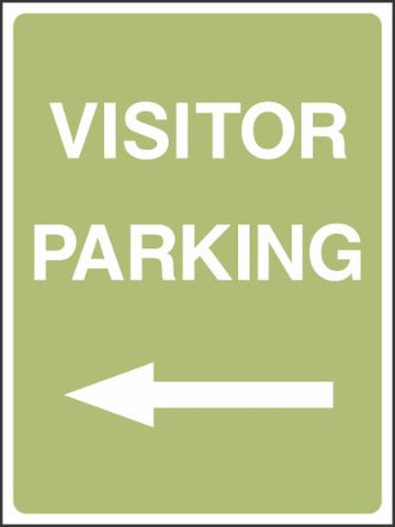 Visitor Parking Left Sign Visitor Parking Left Sign