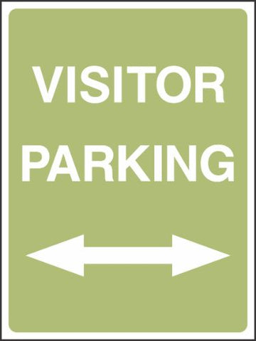 Visitor Parking Left and Right Sign Visitor Parking Left and Right Sign