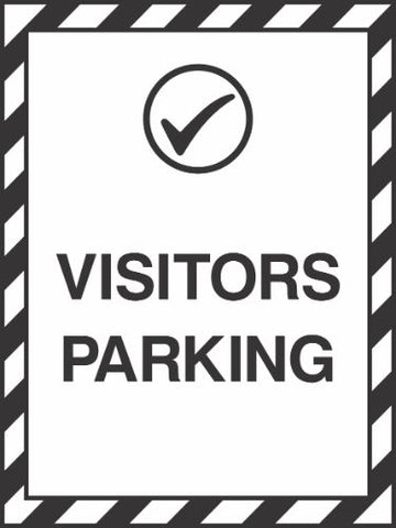 Visitors Parking Sign Visitors Parking Sign