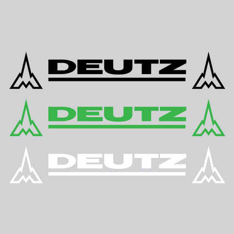 Deutz Windscreen Decal Sunvisor Sticker