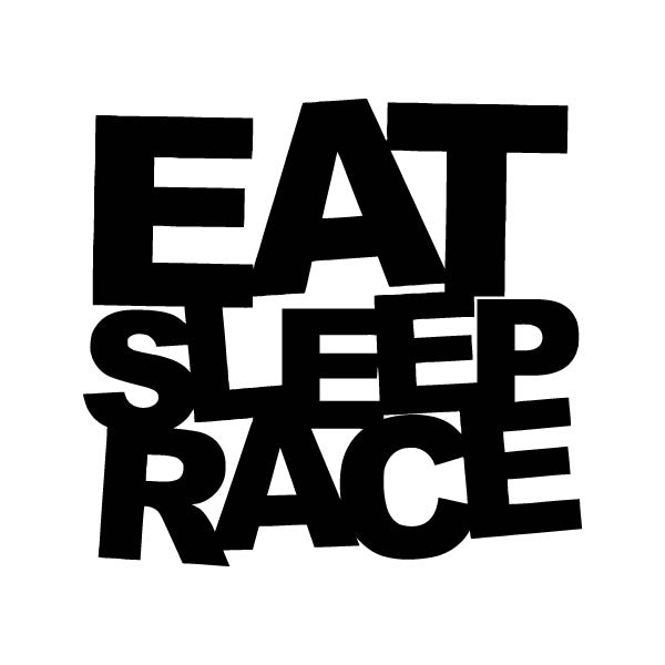 Eat Sleep Race Sticker