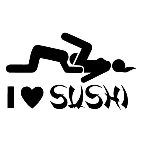 I love sushi Sticker