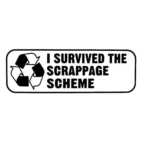 I survived scrappage scheme Sticker
