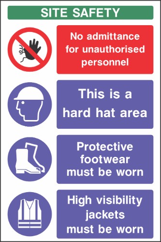 Site safety sign G
