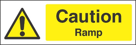 Caution Ramp sign