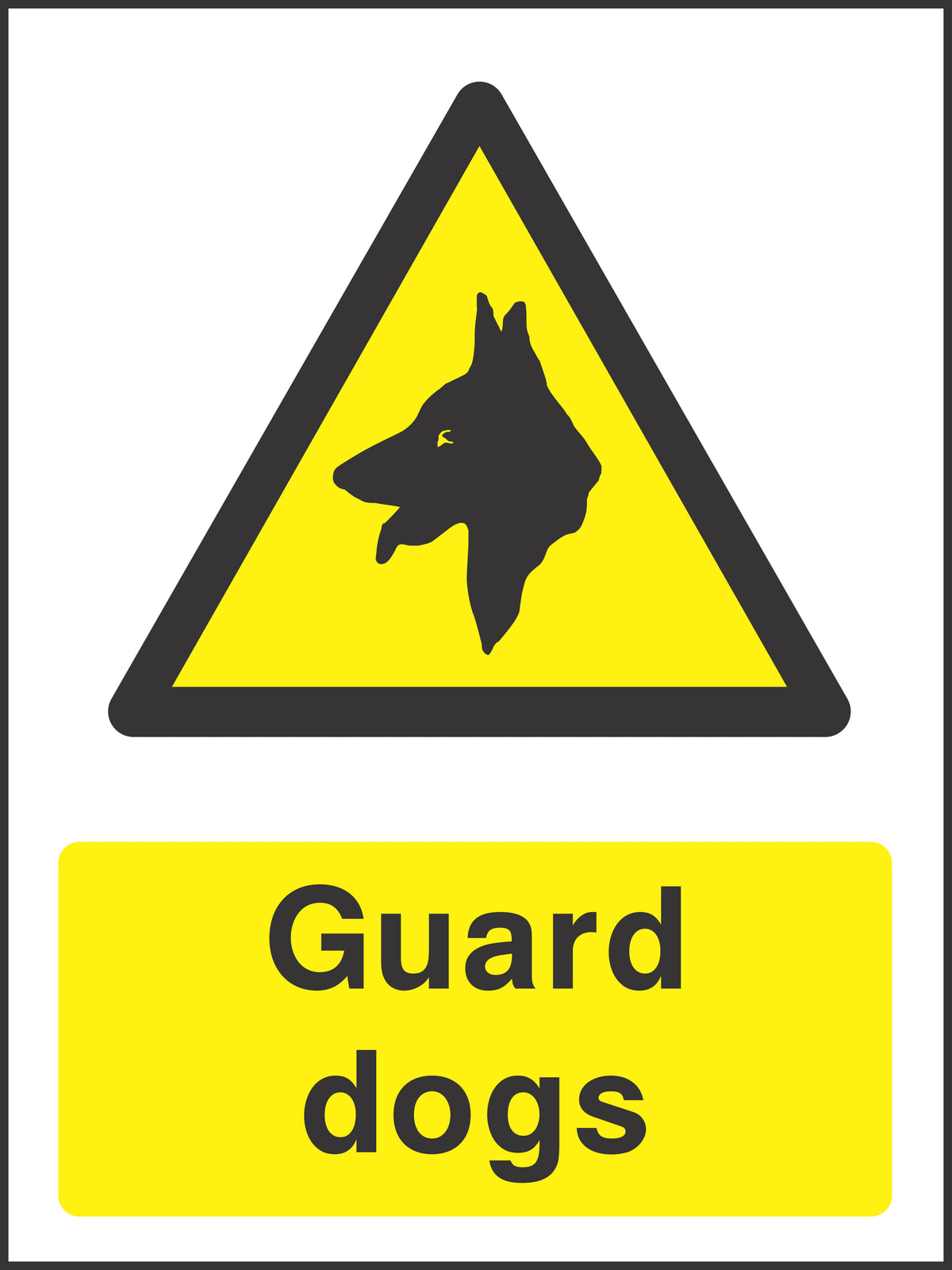 Guard Dogs Sign