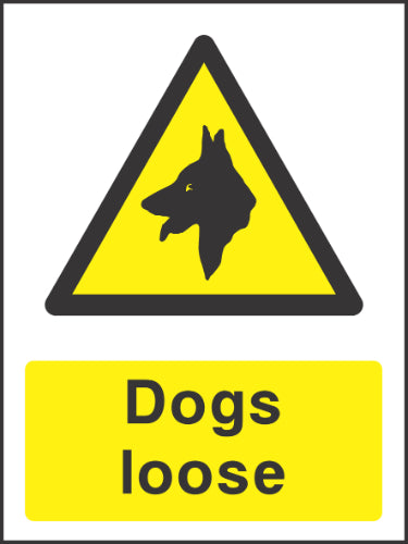 Dogs Loose Sign