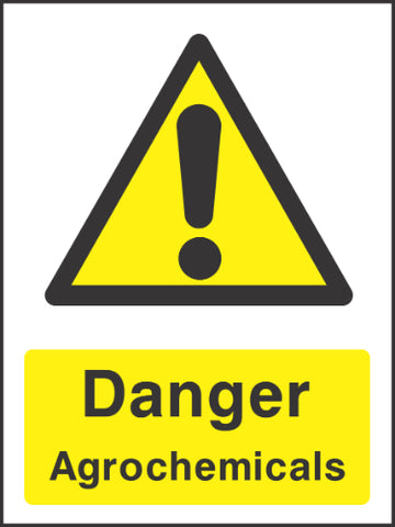 Danger Agrochemicals Sign