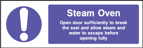 Steam oven sign