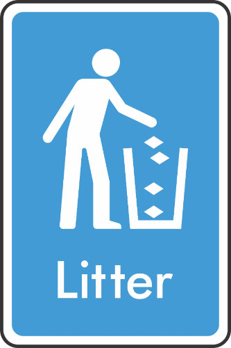 Litter sign