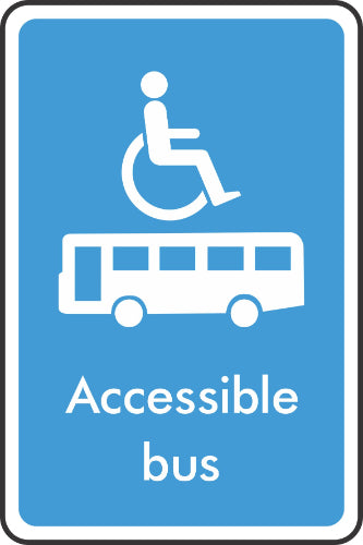Accessible Bus Sign