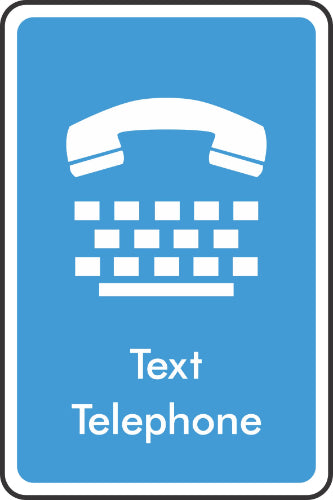 text phone sign