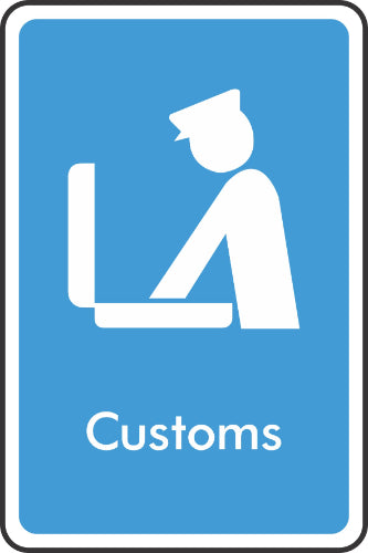 customs sign