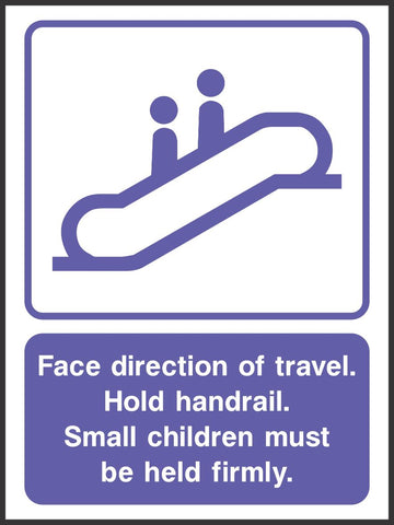 face direction of travel sign