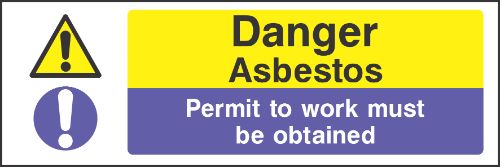 Danger Asbestos sign