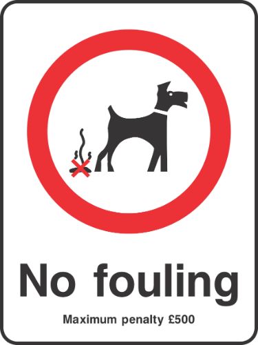 No Fouling Sign C