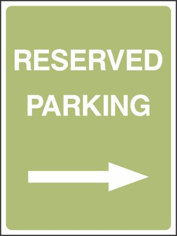 Reserved Parking Right Sign
