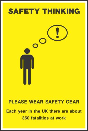 Safety thinking Sign – Sticky Business