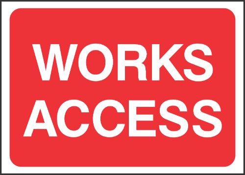 Works access Sign