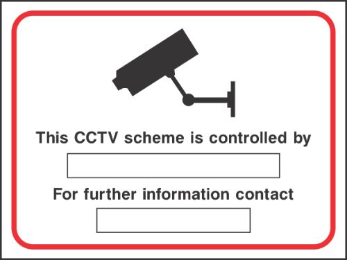 This CCTV scheme is controlled by Sign