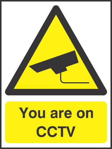 You are on CCTV Sign