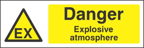 Danger Explosive atmosphere Sign