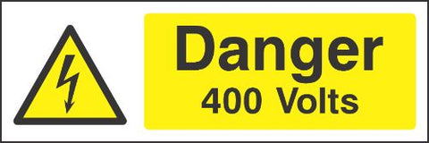 Danger 400V Sign