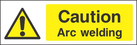 Caution arc weldiong Sign