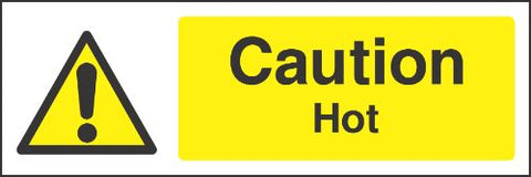 caution Hot Sign