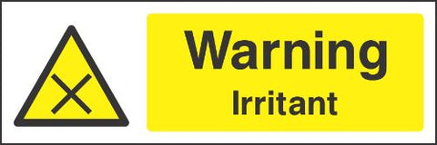 Warning irritant Sign