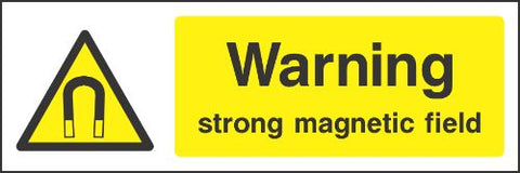 Warning magnetic field Sign