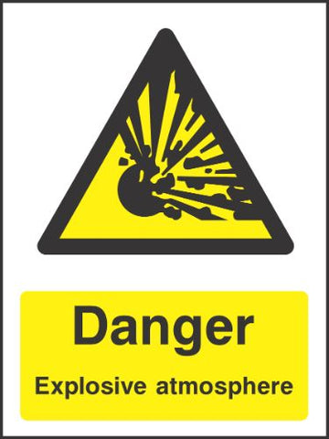 Danger Explosive atmosphere Sign b