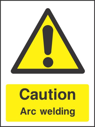 Caution Arc Welding Sign