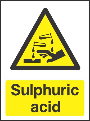 Sulphuric acid Sign
