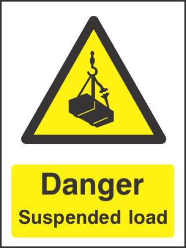 Danger Suspend load Sign