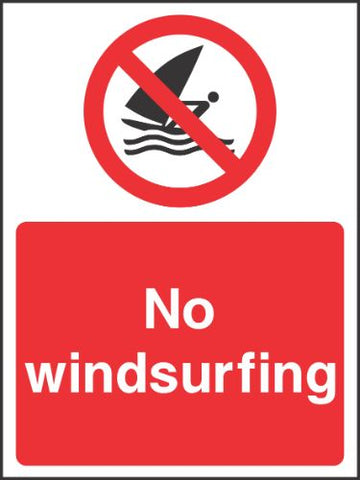 No windsurfing Sign