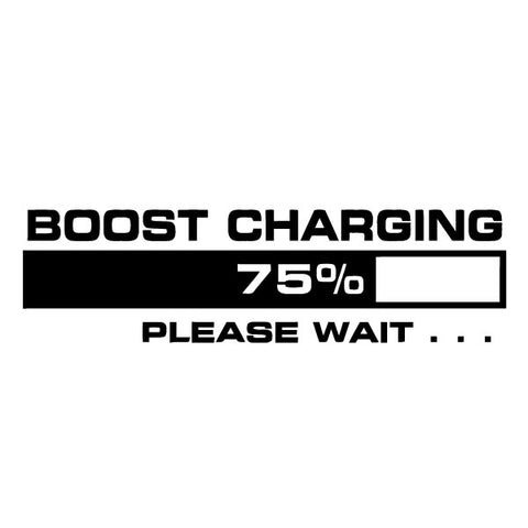 Boost Charging Sticker