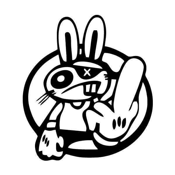 Drift Bunny Sticker