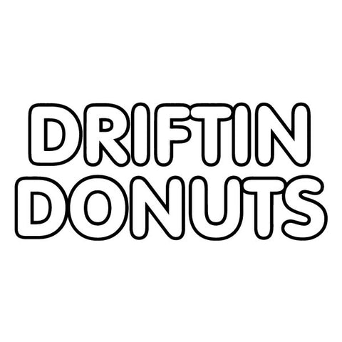 Driftin Donuts Sticker