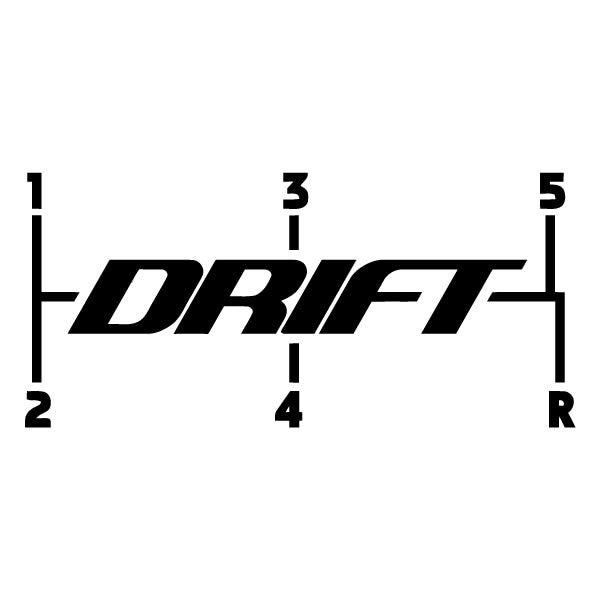 Drift Shift Sticker