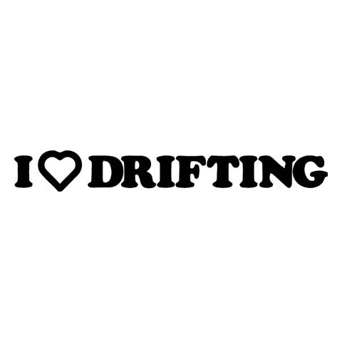 I love drifting Sticker