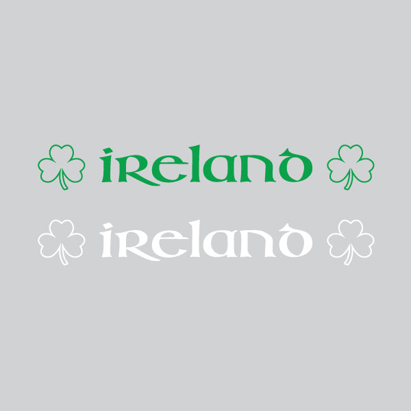 Ireland Shamrock Windscreen Decal Sunvisor Sticker