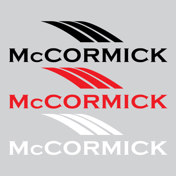 McCormick Windscreen Decal Sunvisor Sticker