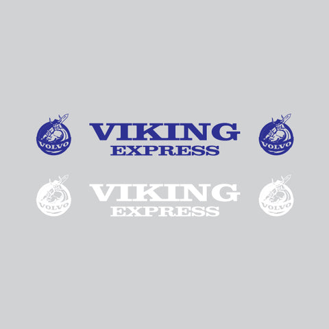 Volvo Viking Express Windscreen Decal Sunvisor Sticker